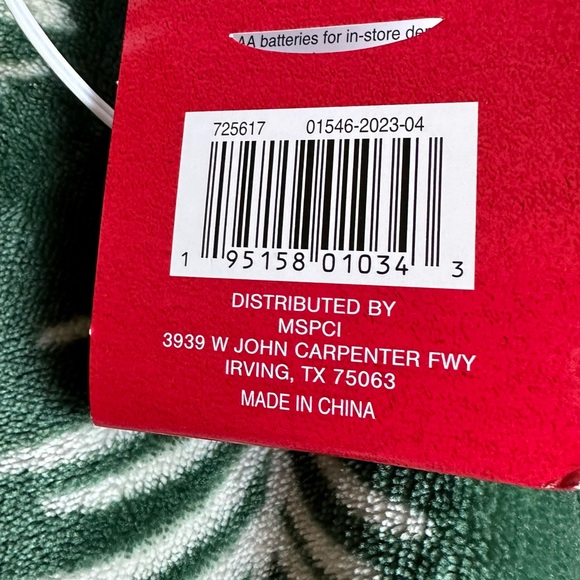 Nutcracker - plastic, light up - 12 inches tall - Picture 4 of 6